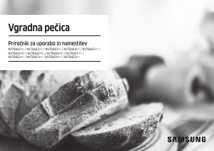 Priročnik Samsung NV7B4550VAK Pečica