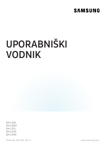 Priročnik Samsung SM-L310 Galaxy Watch Pametna ura