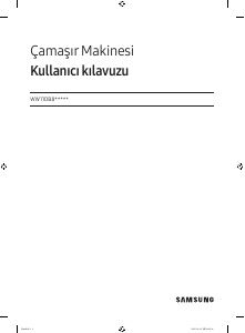 Kullanım kılavuzu Samsung WW11DG6B25LE Çamaşır makinesi
