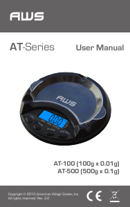 Manual AWS AT-500 Industrial scale