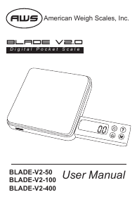 Manual AWS Blade-V2-100 Industrial scale