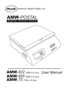Manual AWS AMW-75 Industrial scale