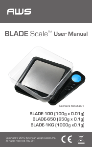 Manual AWS Blade-100 Industrial scale