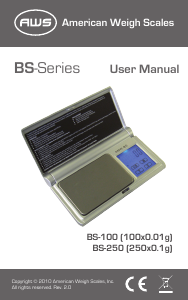Manual AWS BS-250 Industrial scale