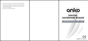 Manual Anko 43115785 Scale