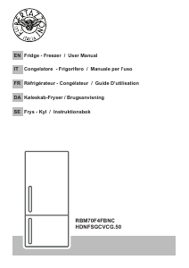 Mode d’emploi Bertazzoni RBM70F4FBNC Réfrigérateur combiné