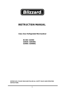 Handleiding Blizzard BC350 Koelkast