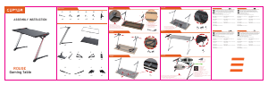 Bruksanvisning Cepter Rogue Skrivbord