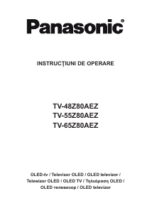 Manual Panasonic TV-48Z80AEZ Televizor LED
