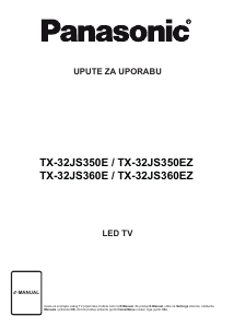 Priručnik Panasonic TX-32JS350EZ LED televizor