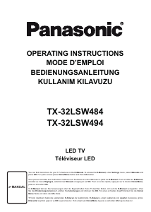 Mode d’emploi Panasonic TX-32LSW484 Téléviseur LED