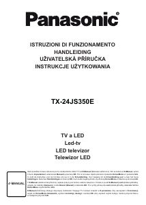 Manuale Panasonic TX-24JS350E LED televisore