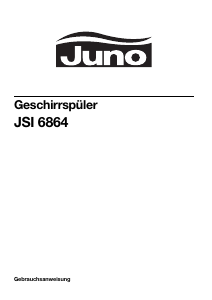 Bedienungsanleitung Juno JSI6864 Geschirrspüler