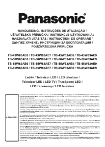Εγχειρίδιο Panasonic TB-55W63AE8 Τηλεόραση LED