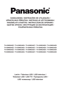 Εγχειρίδιο Panasonic TV-50W80AEZ Τηλεόραση LED