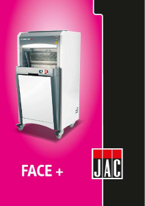 Руководство JAC Face+ Слайсер для хлеба