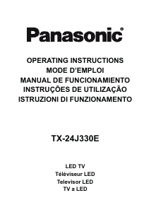 Manual Panasonic TX-24J330E Televisor LED