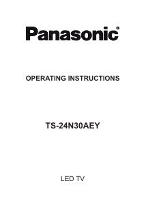Manual Panasonic TS-24N30AEY LED Television