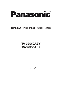 Manual Panasonic TV-32S50AEY LED Television