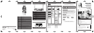 Mode d’emploi Panasonic PV-C1334W-K Téléviseur
