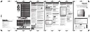 Manual de uso Panasonic AG-513G Televisor