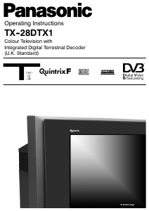 Bedienungsanleitung Panasonic TX-28DTX1 Fernseher