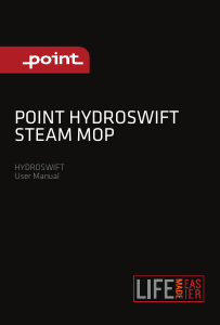 Käyttöohje Point HYDROSWIFT Höyrypesuri