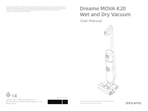 Handleiding Dreame MOVA K20 Stofzuiger
