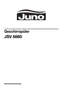 Bedienungsanleitung Juno JSV6660 Geschirrspüler