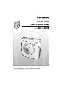 Handleiding Panasonic KX-HCM10 IP camera