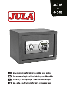 Bruksanvisning Jula 440-116 Safe