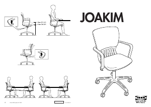 Priročnik IKEA JOAKIM Pisarniški stol