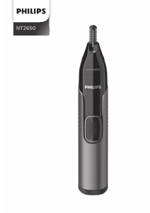 Brugsanvisning Philips NT2650 Næsehårstrimmer