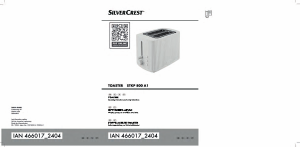 Εγχειρίδιο SilverCrest IAN 466017 Φρυγανιέρα