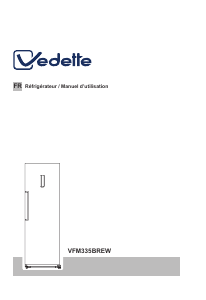 Manual Vedette VFM335BREW Fridge-Freezer