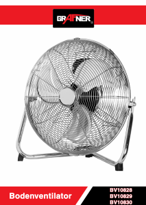 Bedienungsanleitung Grafner BV10828 Ventilator