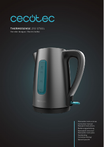 Bedienungsanleitung Cecotec Thermosense 210 Steel Wasserkocher