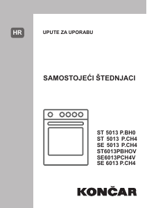 Priručnik Končar ST6013PBHOV Raspon