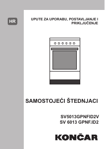 Priručnik Končar SV5013GPNFID2V Raspon