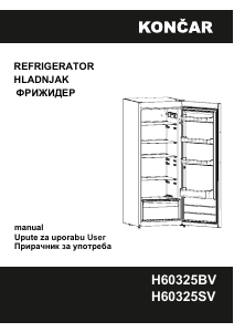 Прирачник Končar H60325BV Фрижидер