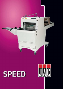 Bedienungsanleitung JAC Speed Brotschneidemaschine