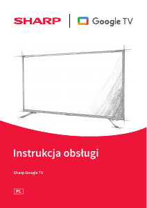 Instrukcja Sharp 65GP7465E Telewizor LED