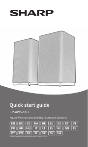 Bedienungsanleitung Sharp CP-AWS2001 Lautsprecher