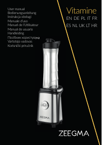 Bedienungsanleitung Zeegma Vitamine Standmixer
