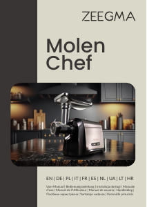 Instrukcja Zeegma Molen Chef Maszynka do mielenia