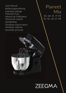 Bedienungsanleitung Zeegma Planeet Mix Standmixer