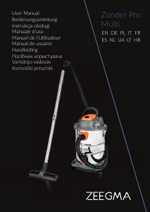 Manual Zeegma Zonder Pro Multi Vacuum Cleaner