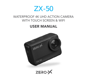 Manual Zero-X ZX-50 Action Camera
