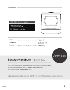 Bedienungsanleitung AIRMSEN TDQR03A Geschirrspüler