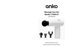 Handleiding Anko ITGM-07 Massageapparaat